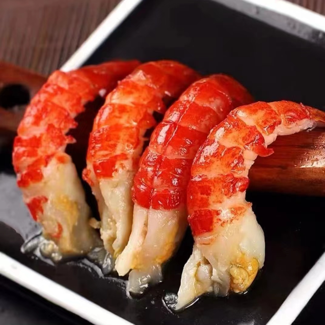 4斤/4包新鲜龙虾尾现剥375g每包 120-140粒左右