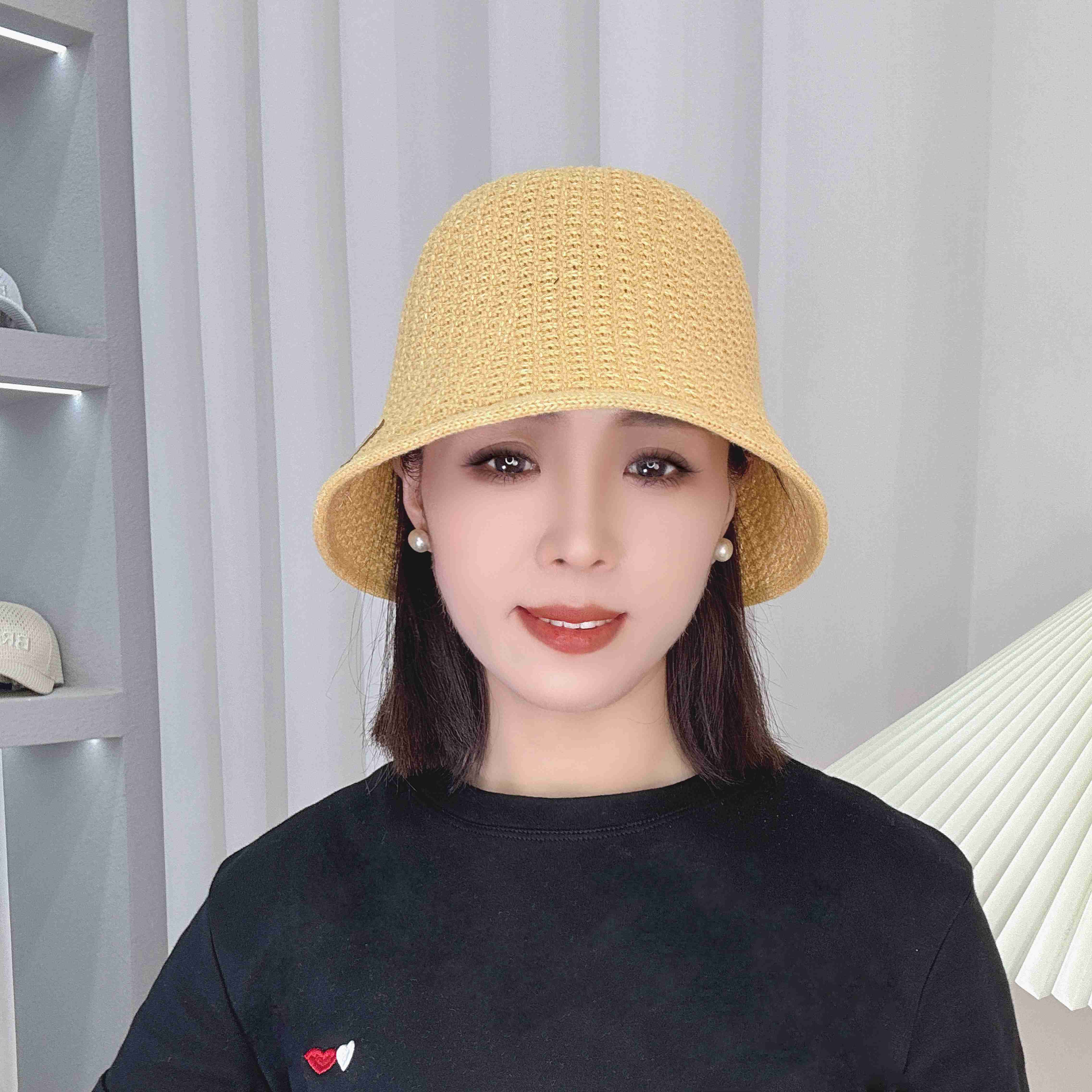 韩版新款春季水桶渔夫帽子女夏天遮阳透气网红青年潮百搭日系盆帽