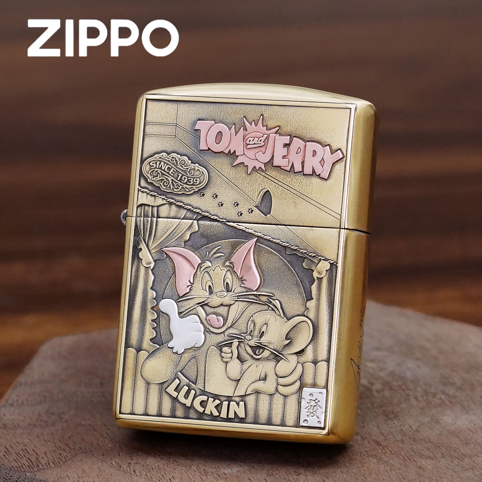 ZIPPO/之宝打火机实用高级正版正品/168-猫和老鼠-动漫DYX1H1M1