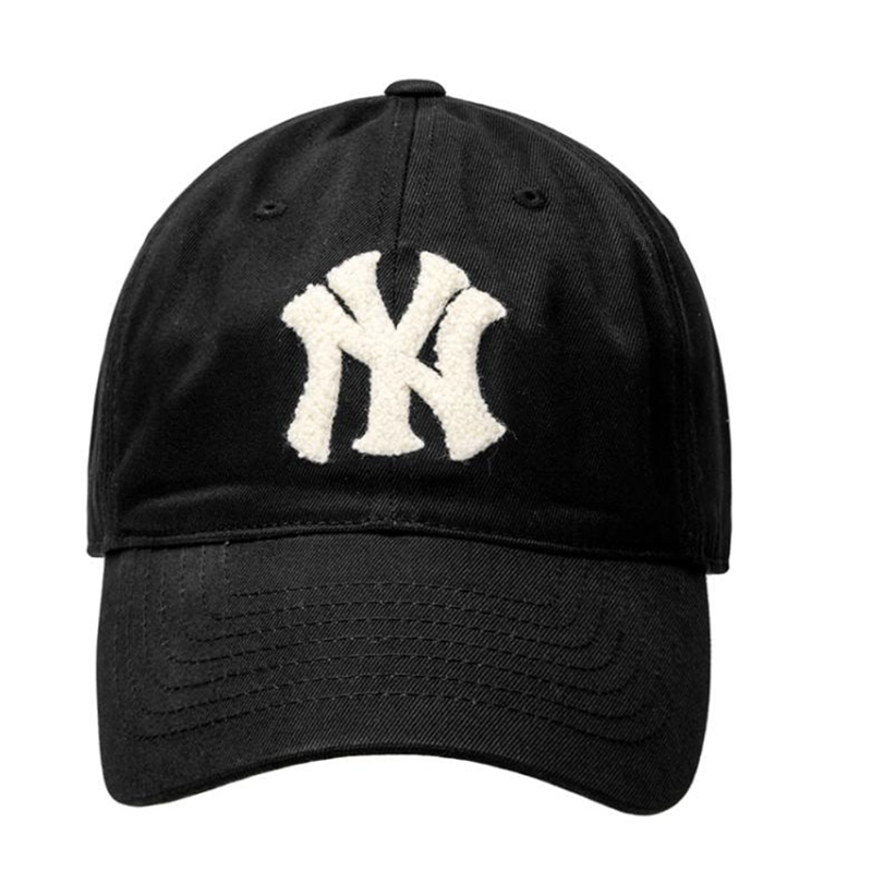 2025新款韩国潮牌MLB帽子正品毛绒字母软顶大标棒球帽3ACPV043N
