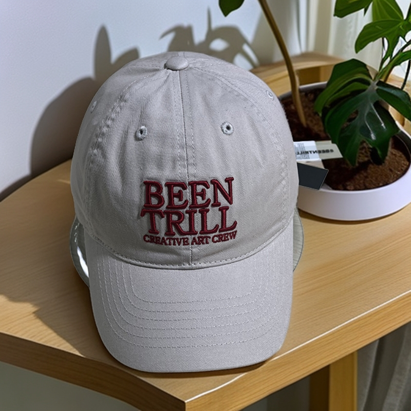 2025新款韩国专柜#BEENTRILL#潮牌休闲男女同款棒球帽字母鸭舌帽