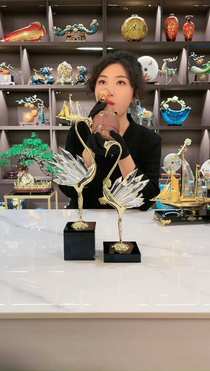 【闪购商品】书法仙鹤一对