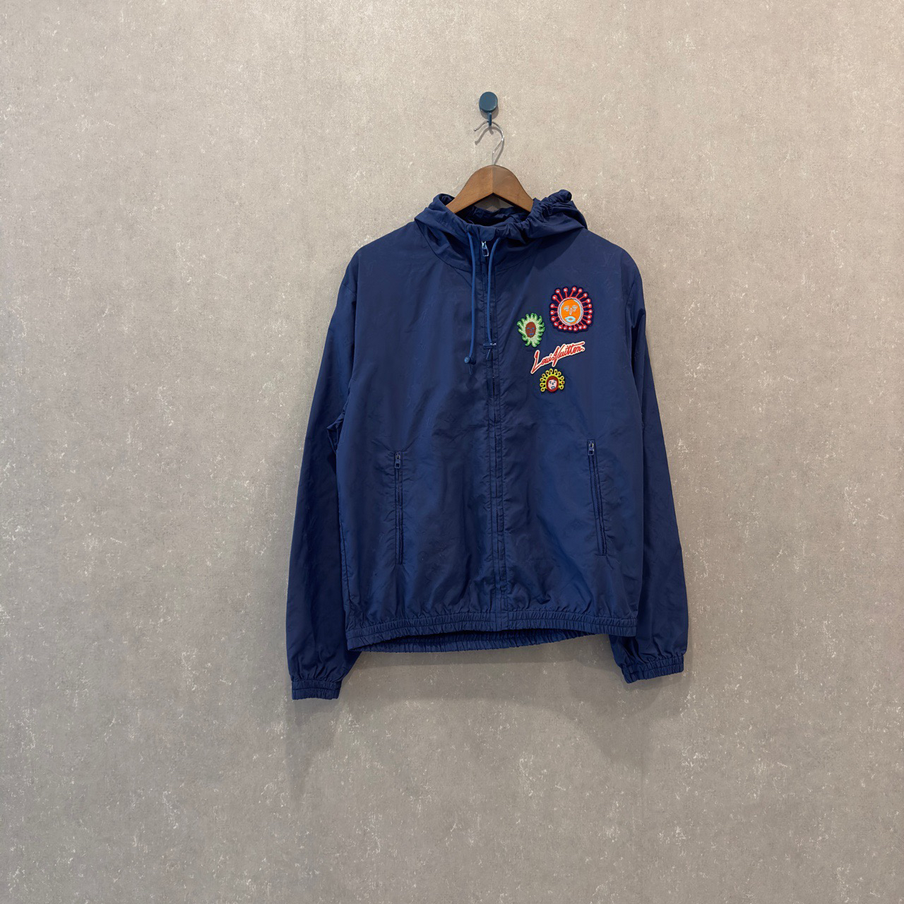 LOUIS VUITTON x 草间弥生 卡通字母防风夹克 48码/99新/002894