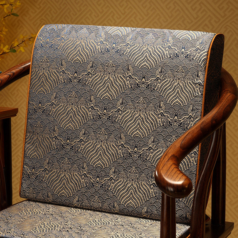 【波涛】中式靠背客厅红木沙发大靠背垫靠枕办公椅子护腰靠垫腰垫