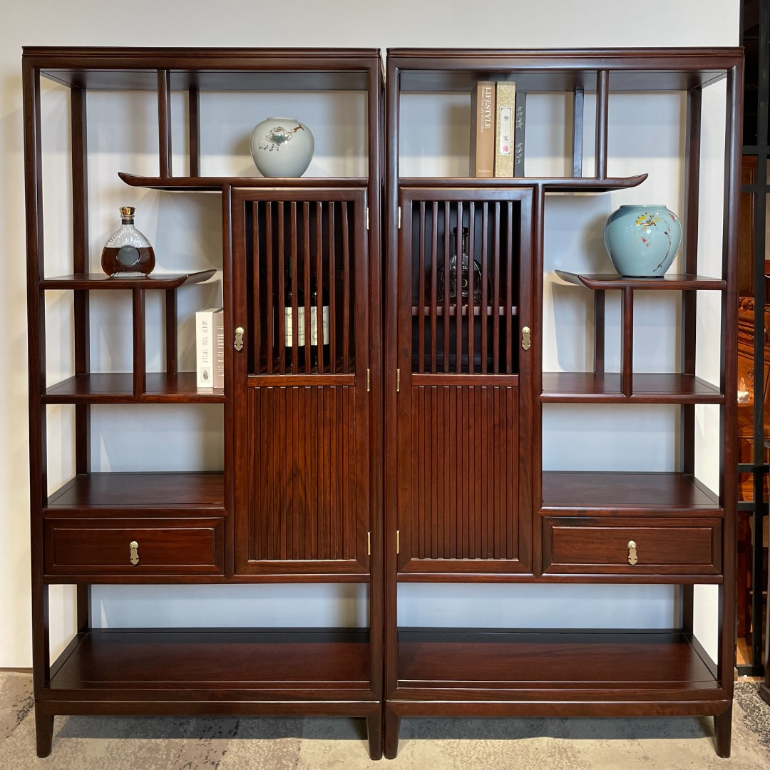 酸Z博古架家用客厅储藏收纳新中式储物架展示柜