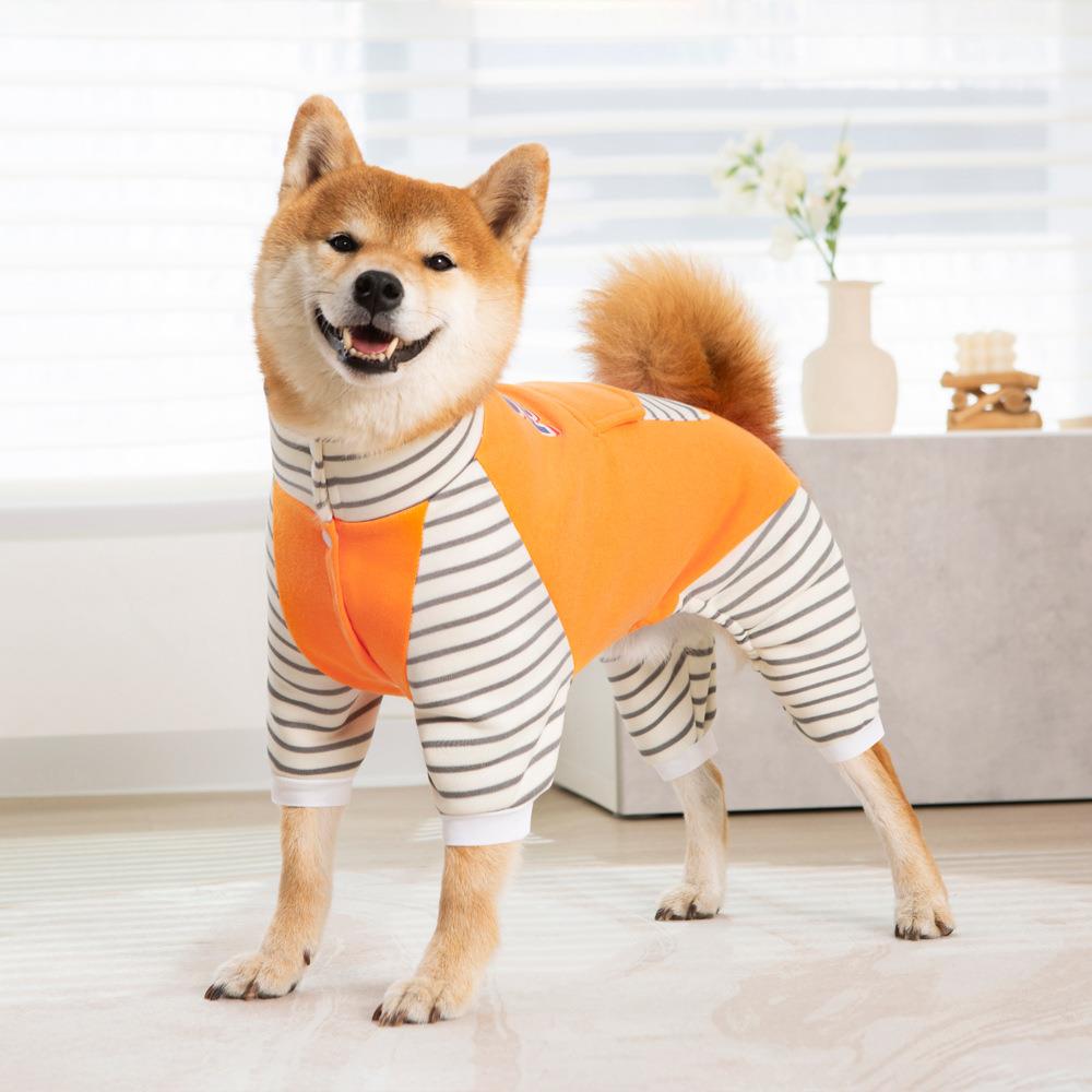 大狗狗衣服四脚衣中大型犬衣服拉布拉多2023新款柴犬金毛加绒秋
