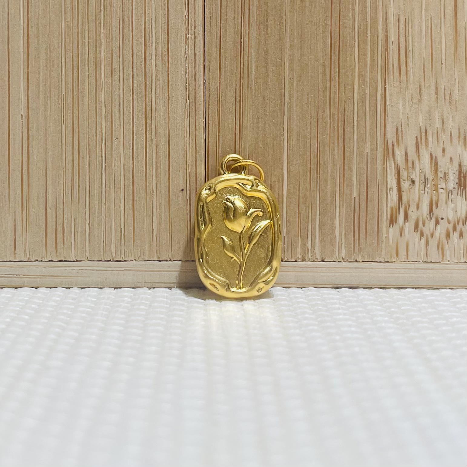 足金郁金香挂件时尚百搭配件