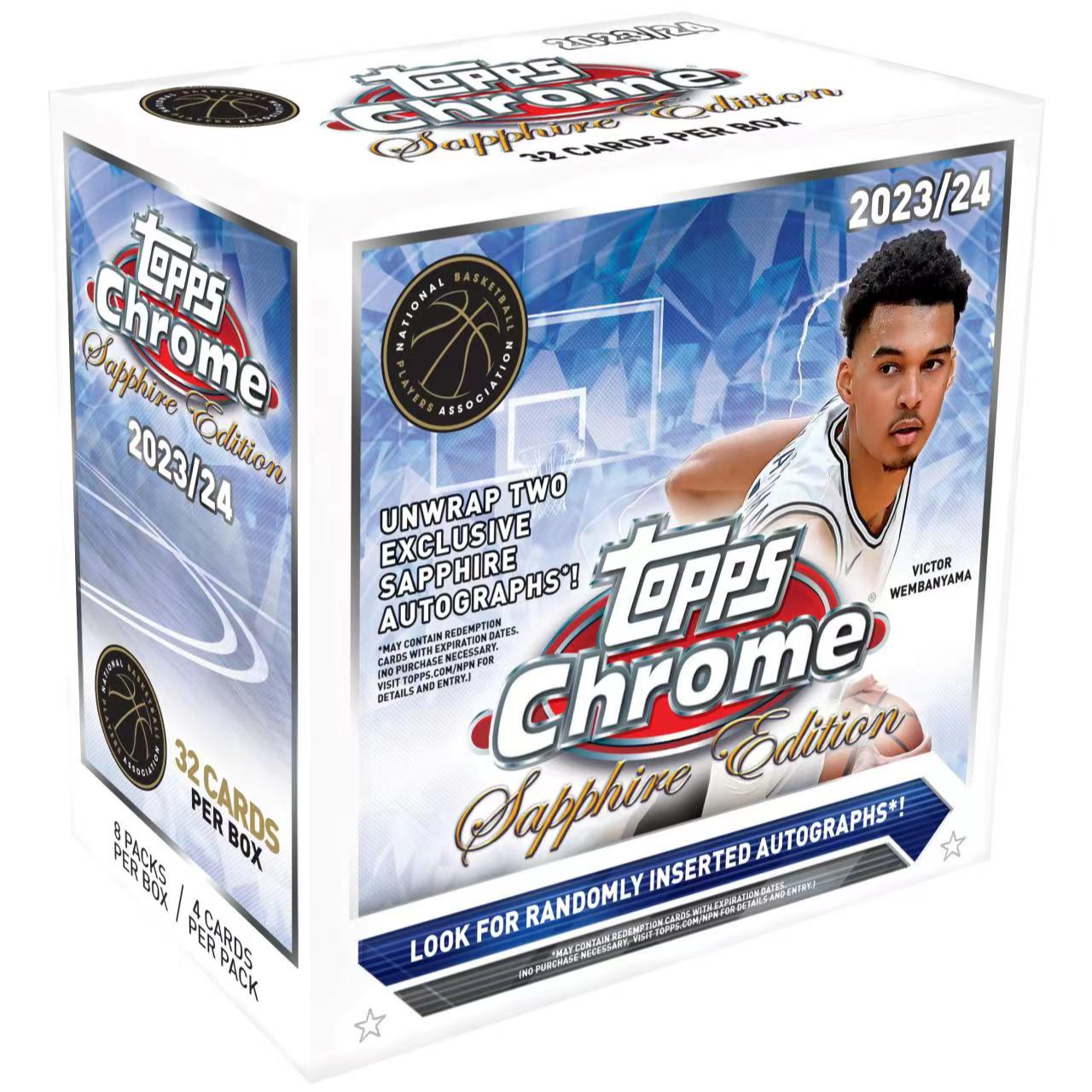 【默认代拆】23-24Topps蓝宝石挂盒帕尼尼球星卡【未成年人禁止下单】