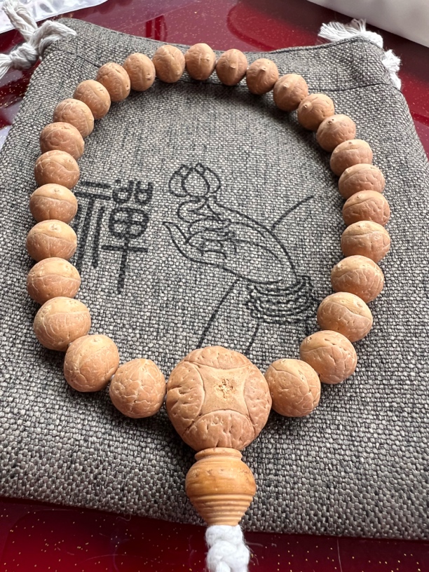 尼泊尔凤眼菩提手串麒麟眼配饰11mm