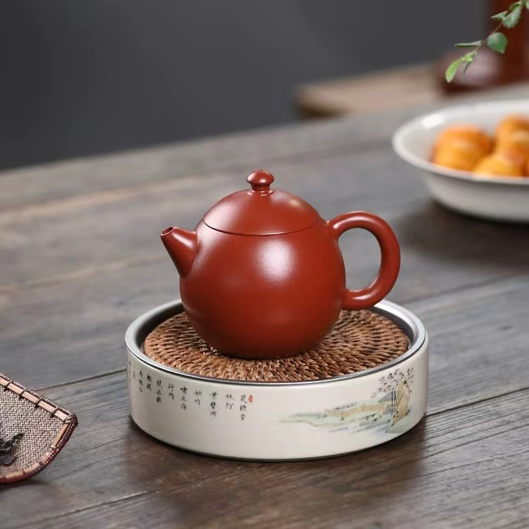 林朝晖  大红袍球孔龙蛋壶