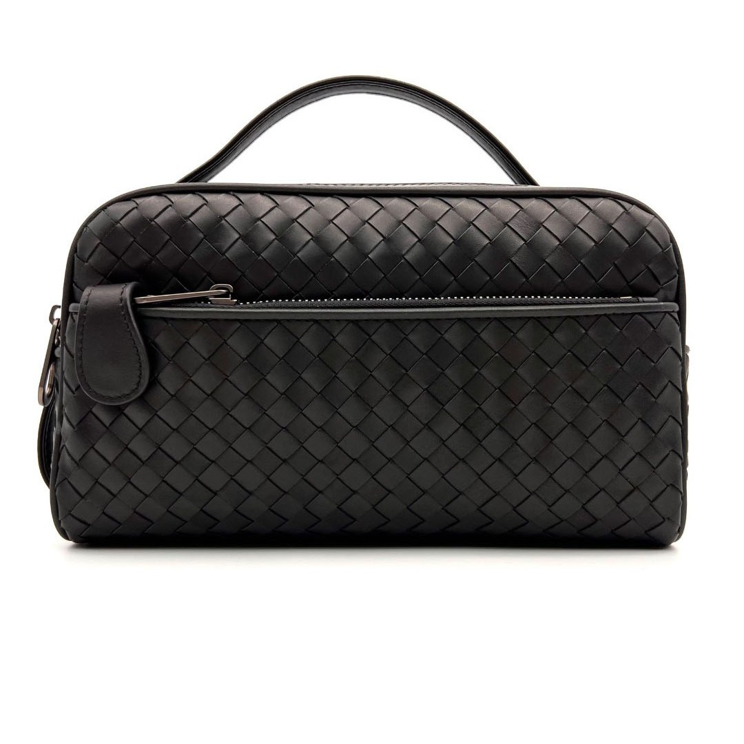 BIEUBRAYR/【门店经典】16526随行系列编织门店同材质牛皮手包