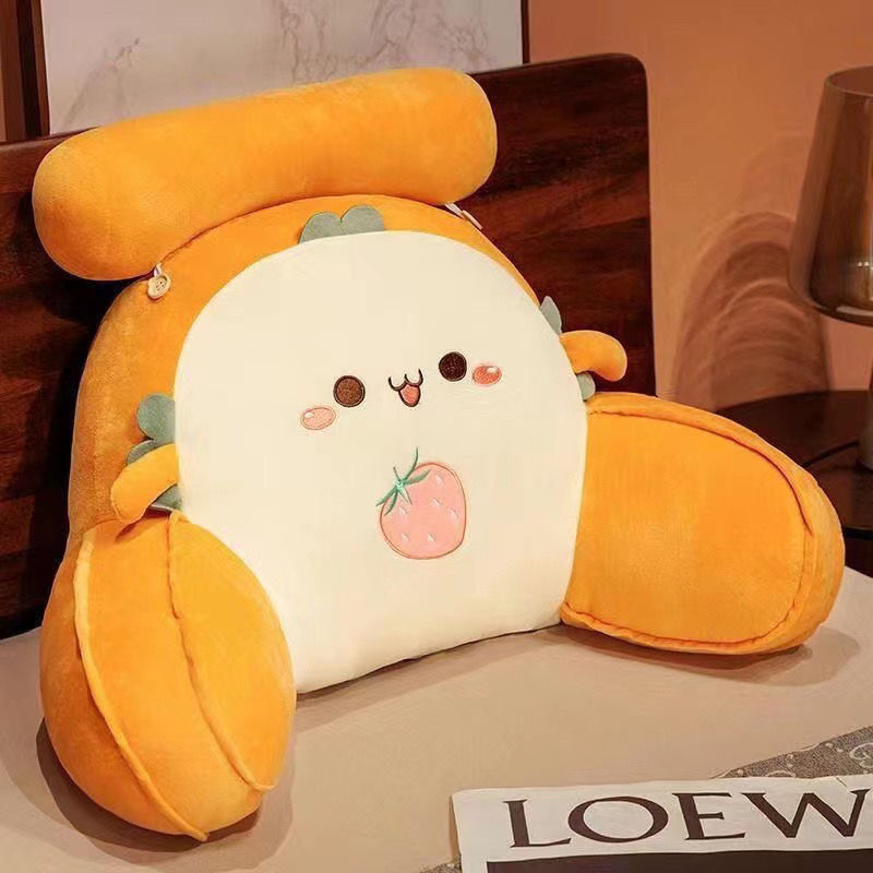 床头靠枕车用床头靠枕多功能办公室卡通可爱靠垫卧室垫腰靠背枕
