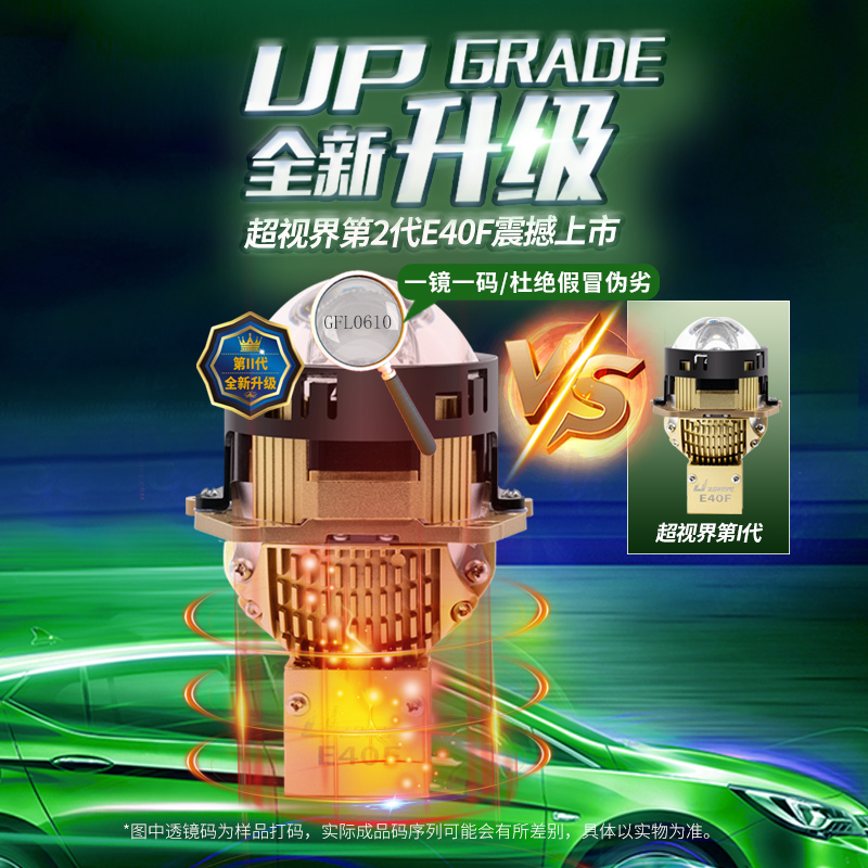 超视界E40F TIR 直射激光透镜
