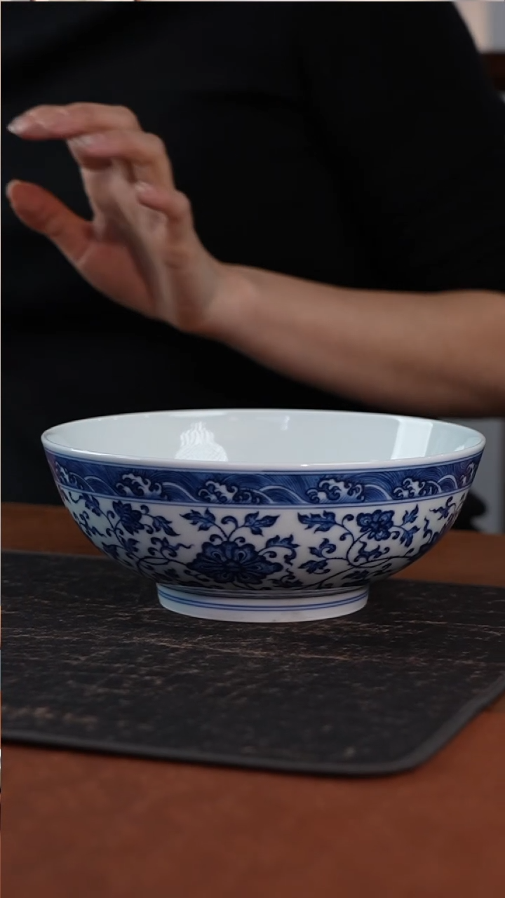 【闪购商品】瓷杯缠枝大碗