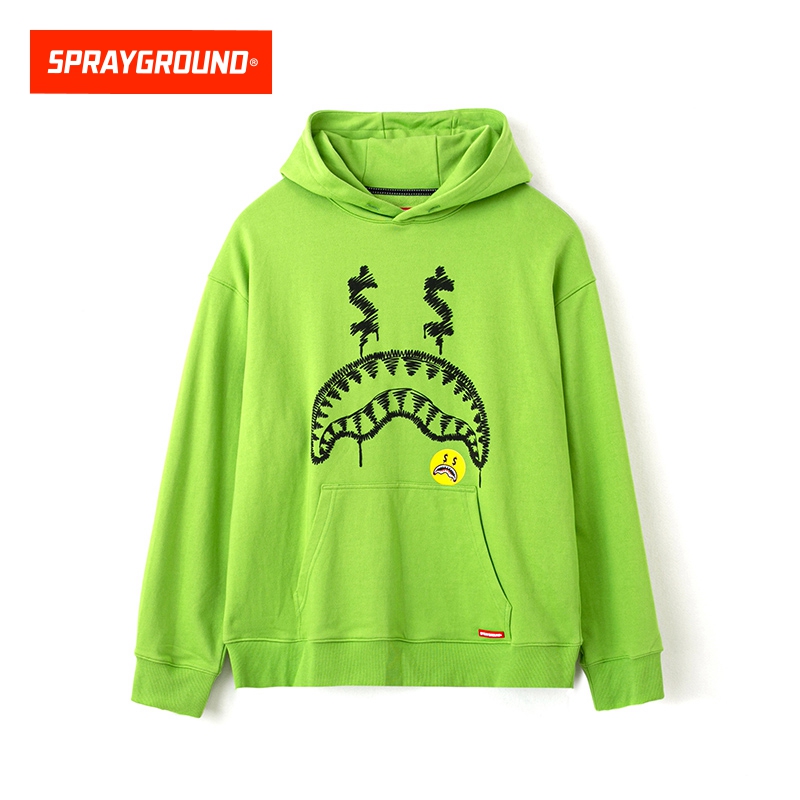 SPRAYGROUND 鲨鱼嘴压印工艺连帽卫衣秋冬新款爆款DR W0813313