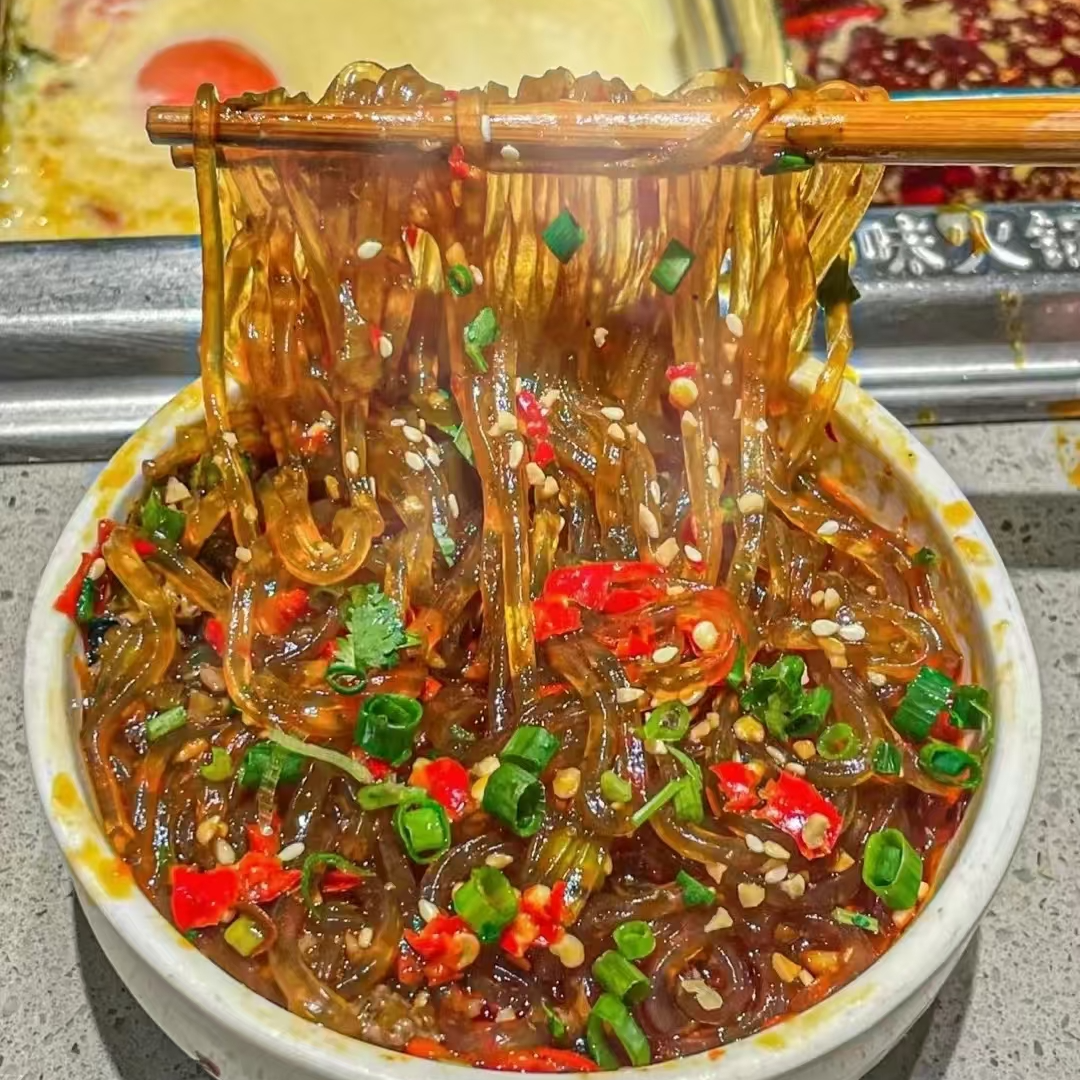 乡村农家手工新红薯粉条纯手工