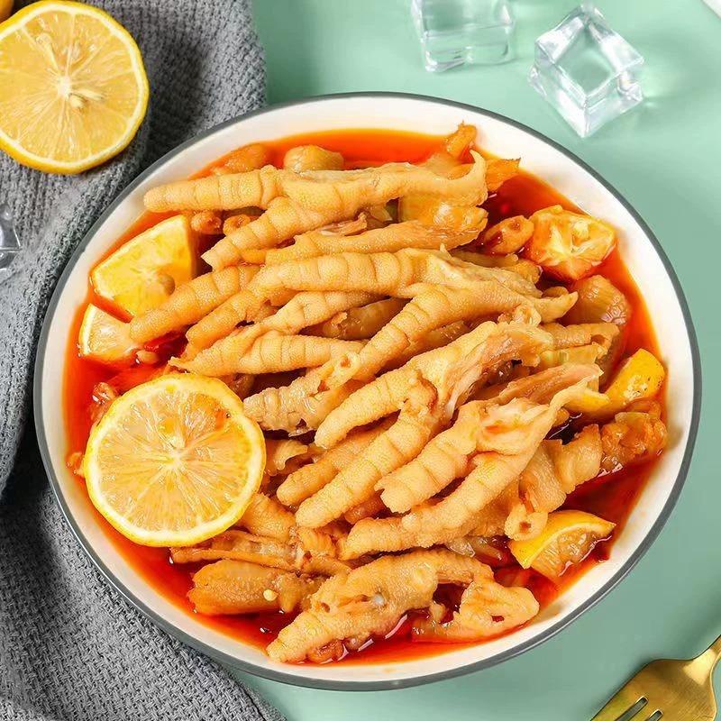 无骨鸡爪柠檬酸辣味脱骨去骨泡椒凤爪子休闲肉食熟食即食小吃葱1g