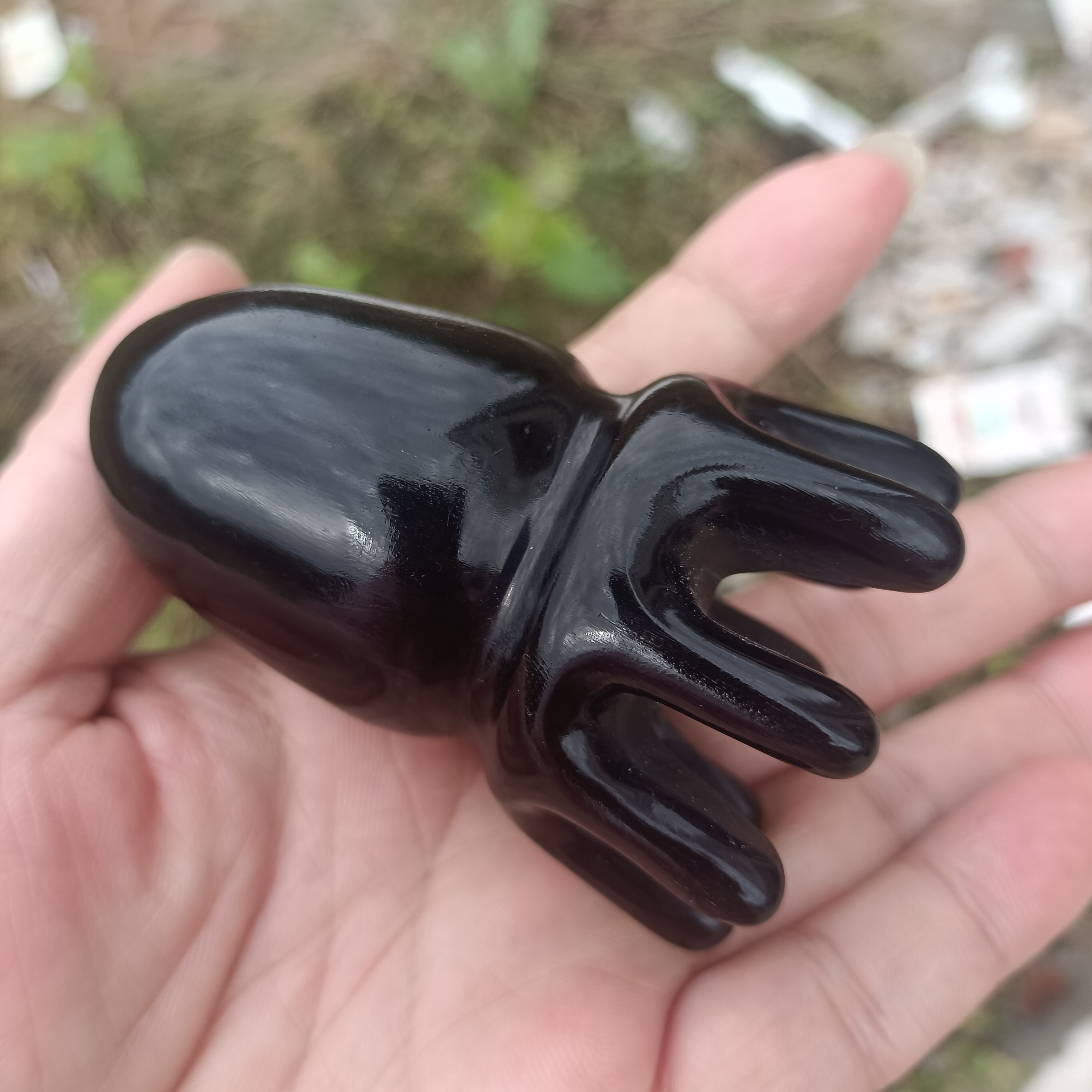 天然牛角材质按摩头皮疏通经络缓解疲劳牛角梳子正宗纯天然100%