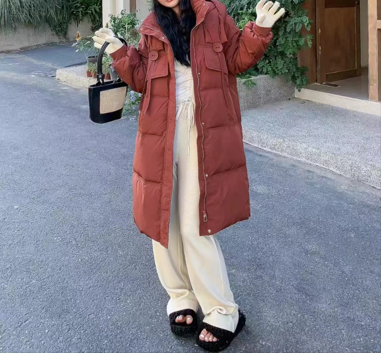 『羽绒服X』韩版洋气时尚百搭休闲洋气秋冬羽绒服6800