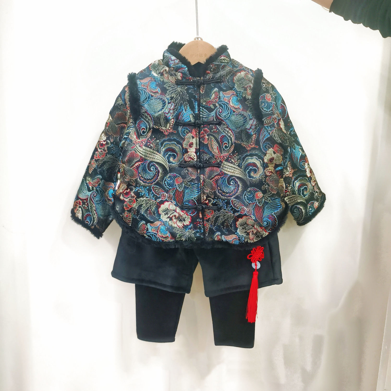 男童唐装中国风冬装加绒加厚中小儿童拜年服宝宝冬季周岁汉服洋气
