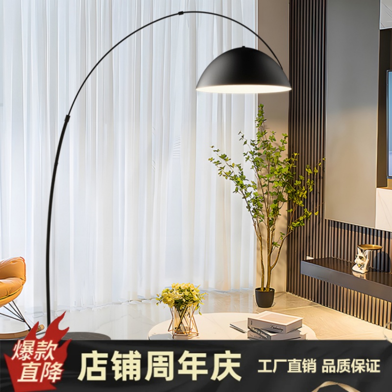 追冠钓鱼灯落地灯北欧简约客厅氛围灯沙发灯轻奢创意书房立式台灯
