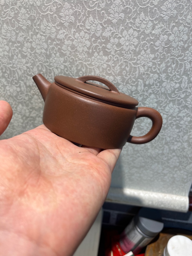 宜兴原矿紫砂壶手工制作汉瓦壶160cc容量