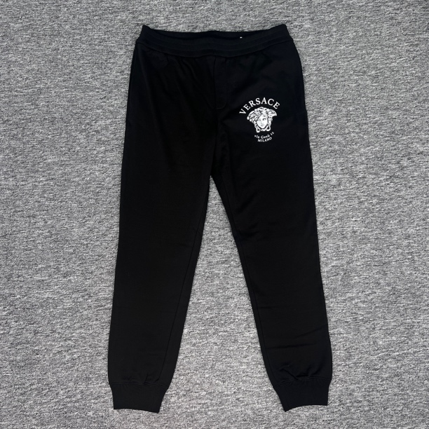 未使用 VERSACE/范思哲 美杜莎印花 休闲长裤/L码/wk0581