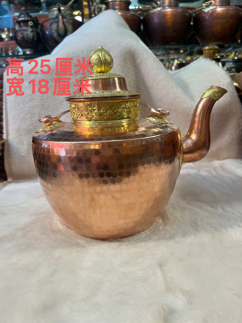 纯铜藏式奶茶壶好看有便宜