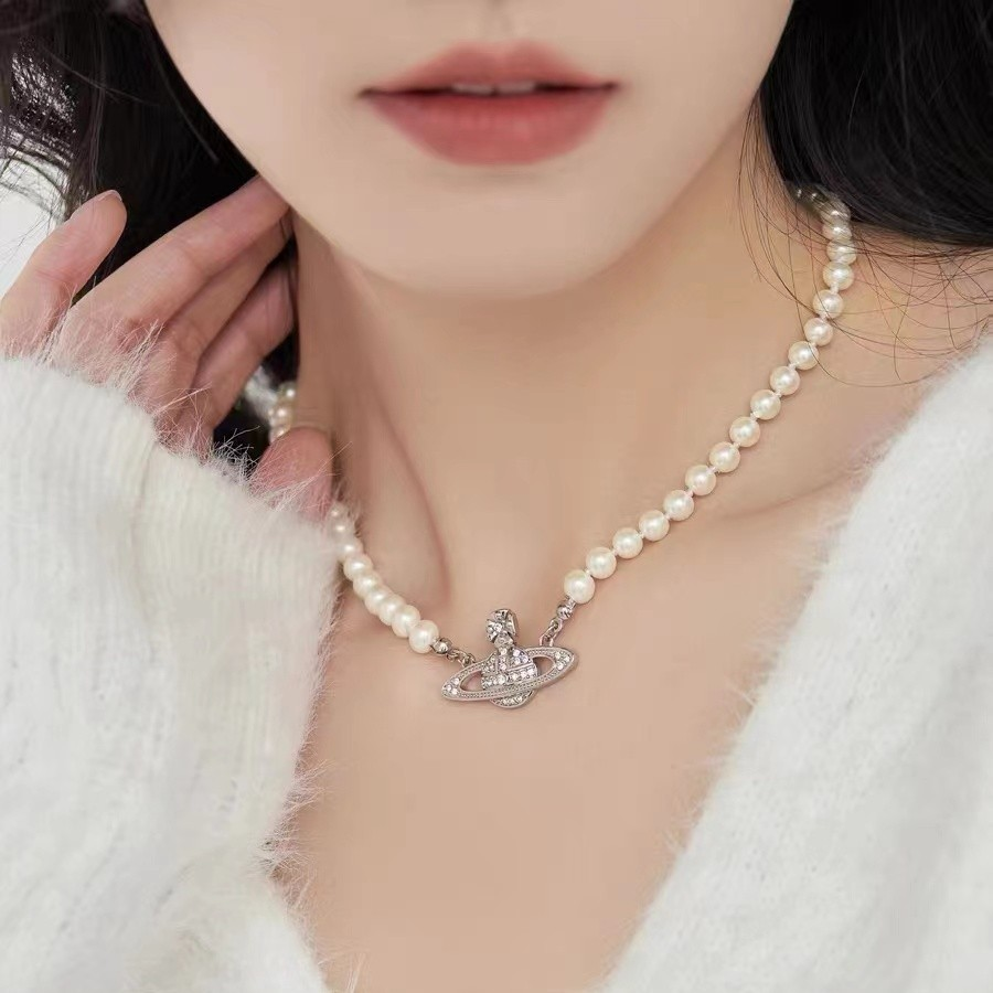 星球皇冠造型立方氧化锆百搭6mm项链