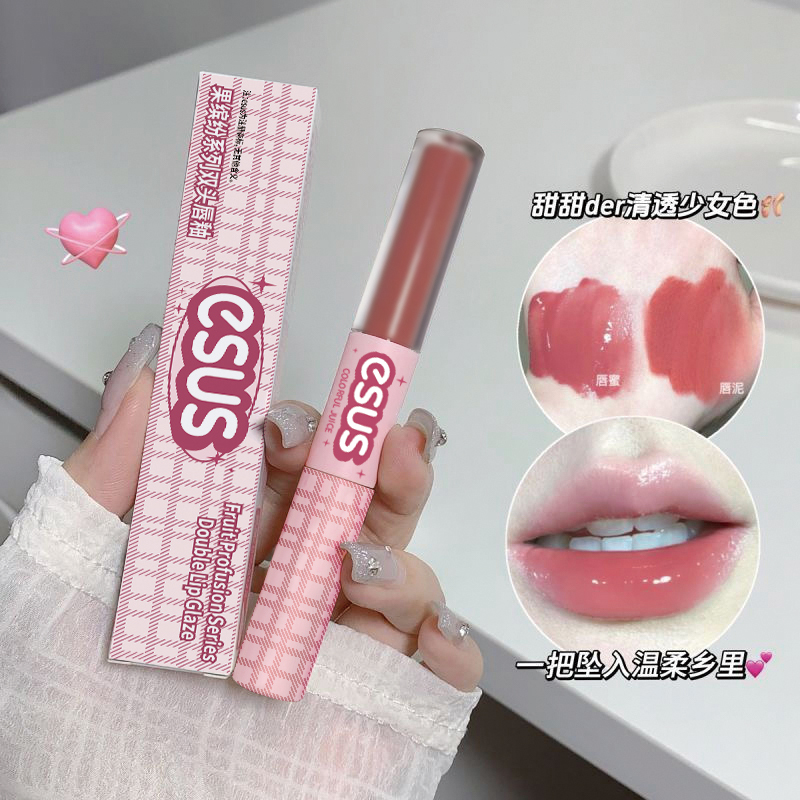 唇膏，纯露，口红ESUS果缤纷系列双头唇釉