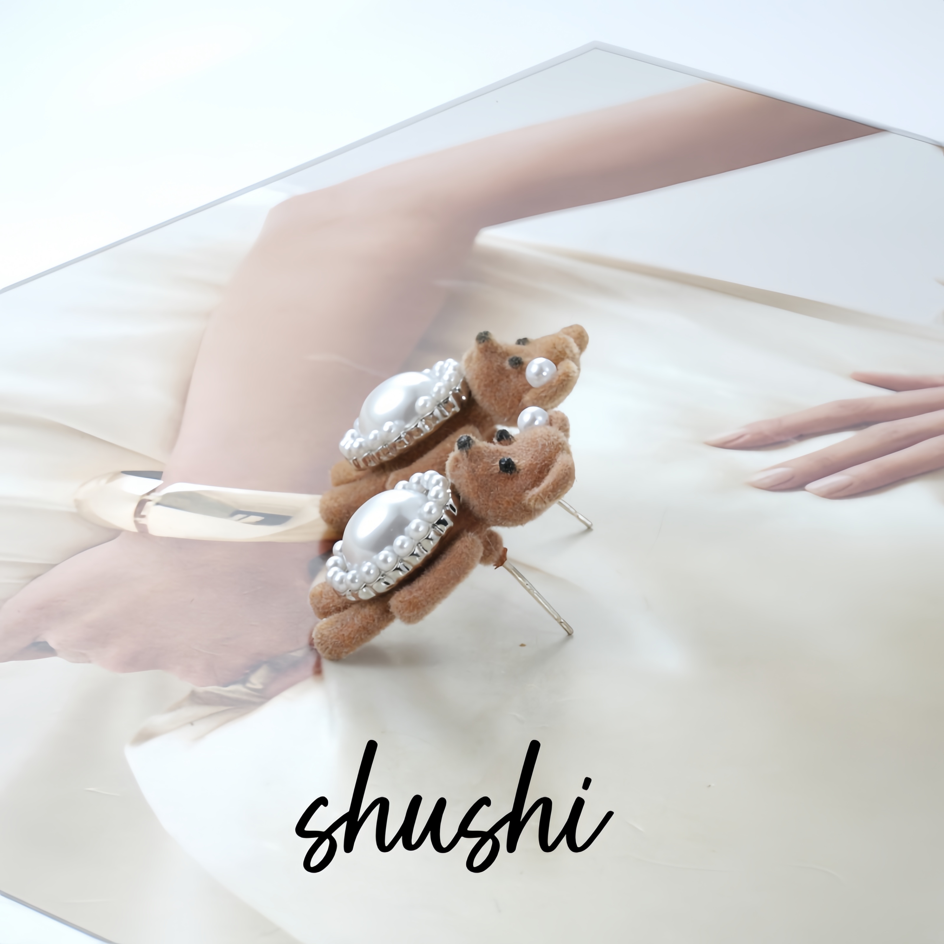 铜合金绒毛耳饰 时尚经典轻奢气质百搭耳环7825