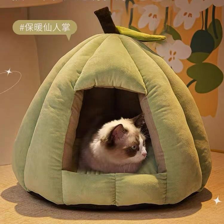 新疆包邮新疆包邮猫窝狗窝冬季保暖猫咪窝四季通用可拆洗猫床封闭