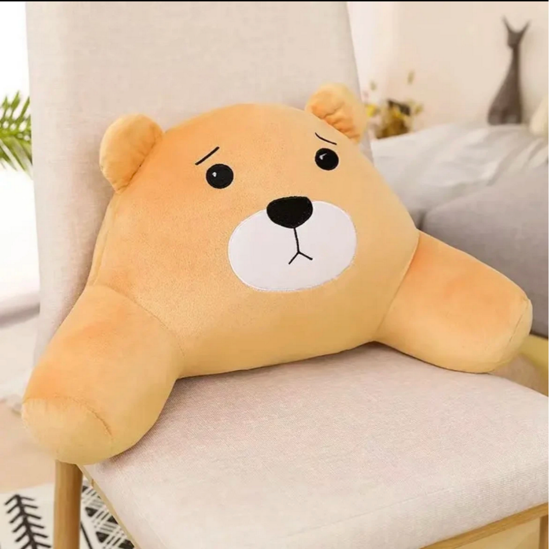 维尼室界【55厘米长腰枕】办公室车里腰枕颜色随机沙发腰枕