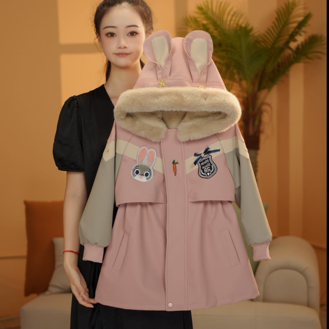 女童2025冬款新款女中大童秋装气质派克服外套DWT00236