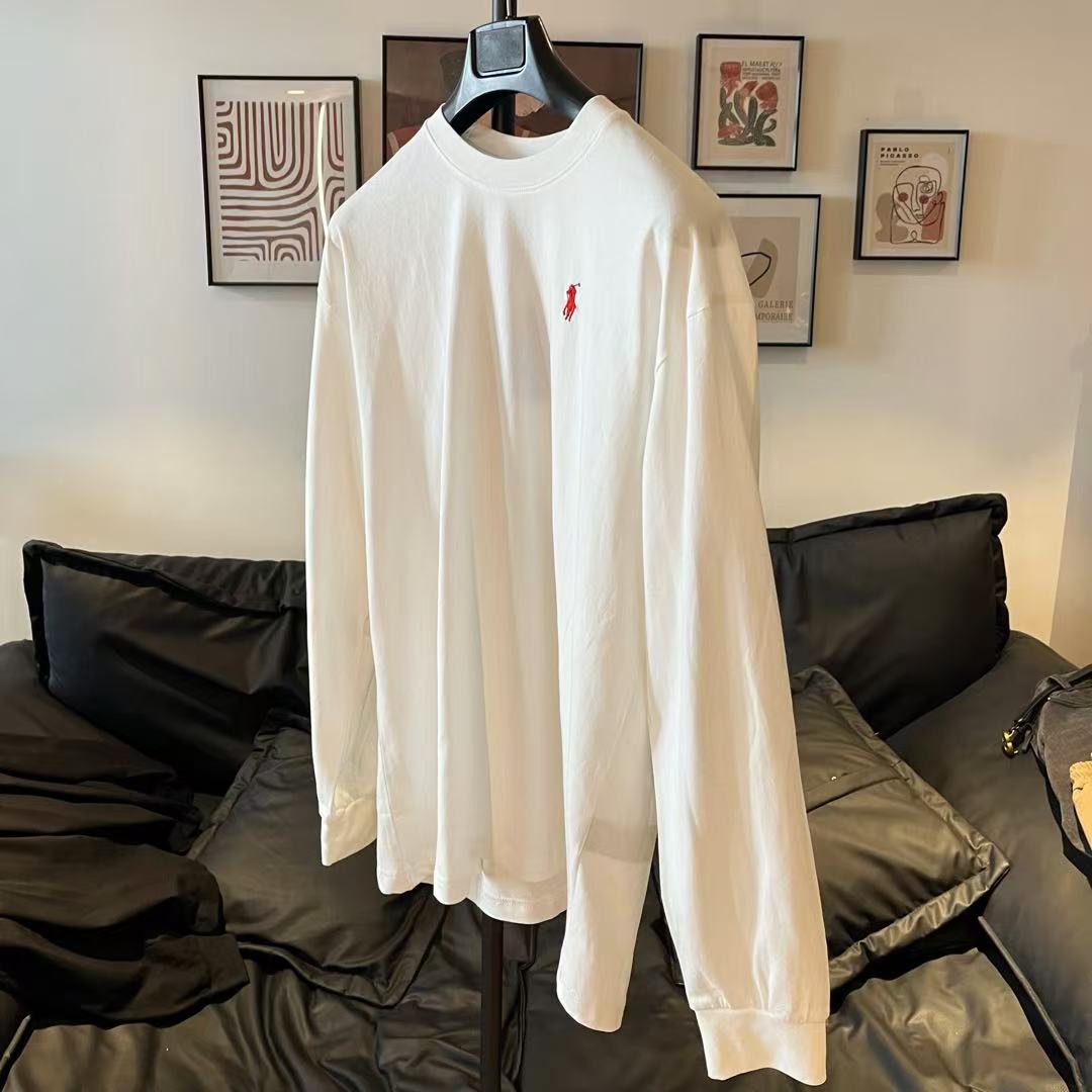 骑士新款百搭长袖纯棉百搭t