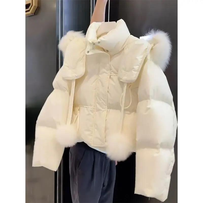 断码清仓断码清仓今年流行冬季小香风韩系短款羽绒羽绒服小个子加