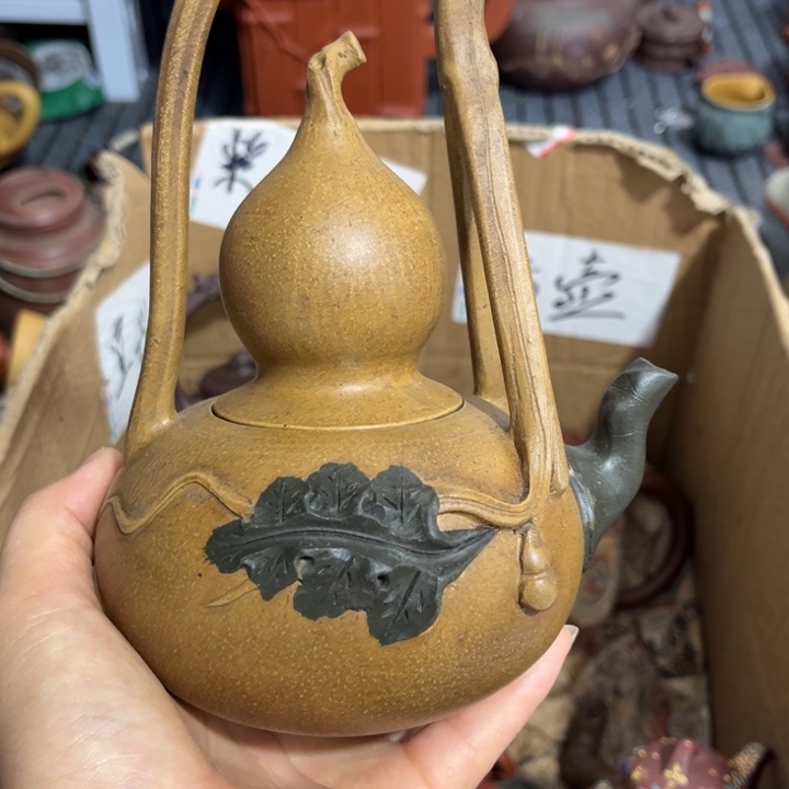 紫砂茶壶紫砂壶一晒一黑