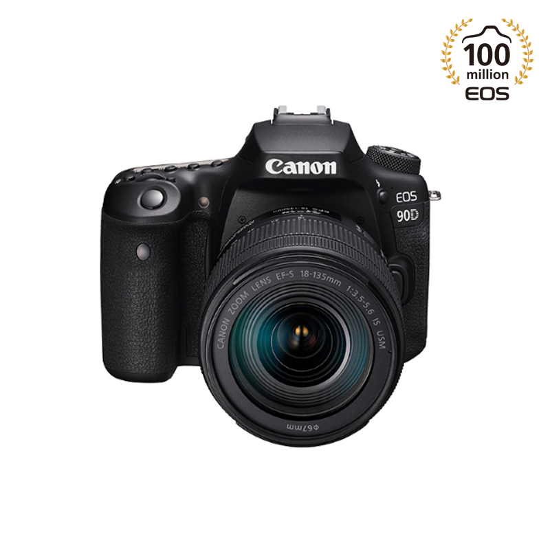 佳能单反相机EOS90D数码 专业级高级照相机拍照黑色摄影学生vlog