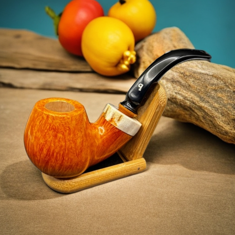 石楠木手工烟斗帕斯库奇p3原木全火焰烟道3经典款式