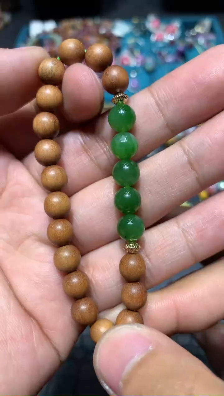 【闪购商品】和田玉手串未镶嵌K17