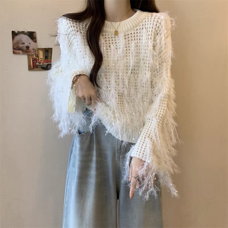 JINYAN【A701-A710】毛衣针织衫套装新款网红百搭慵懒风秋冬ins宽松