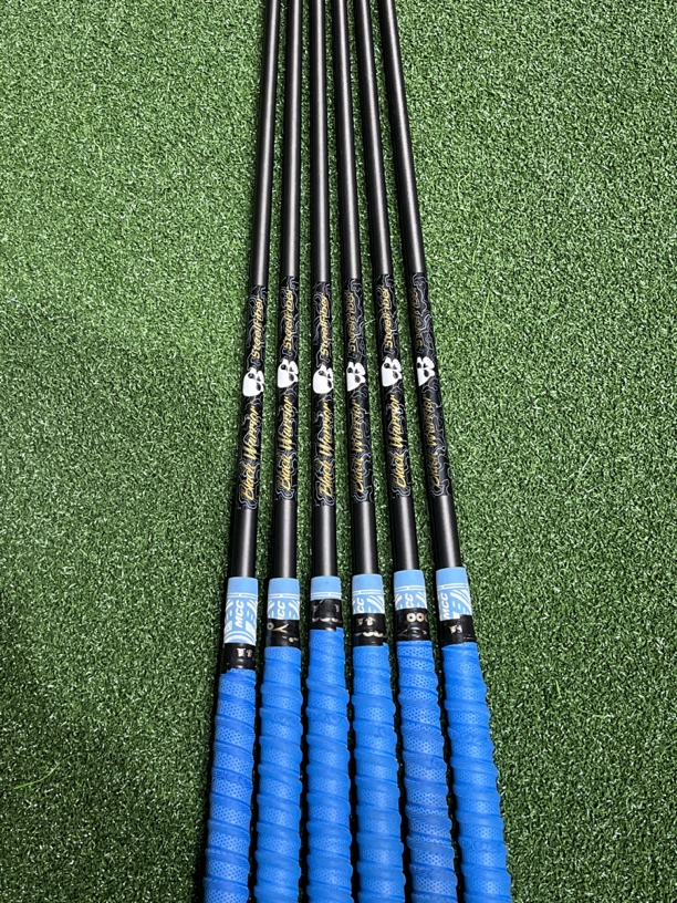 铁杆组 杆身 steelfiber 黑金骷髅 6-W G共六支