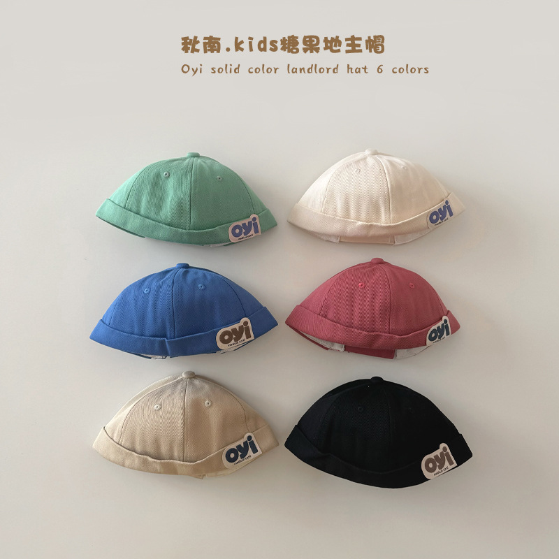 宝宝帽子春秋休闲遮阳2024男童女童薄款盆帽婴儿瓜皮帽儿童地主帽