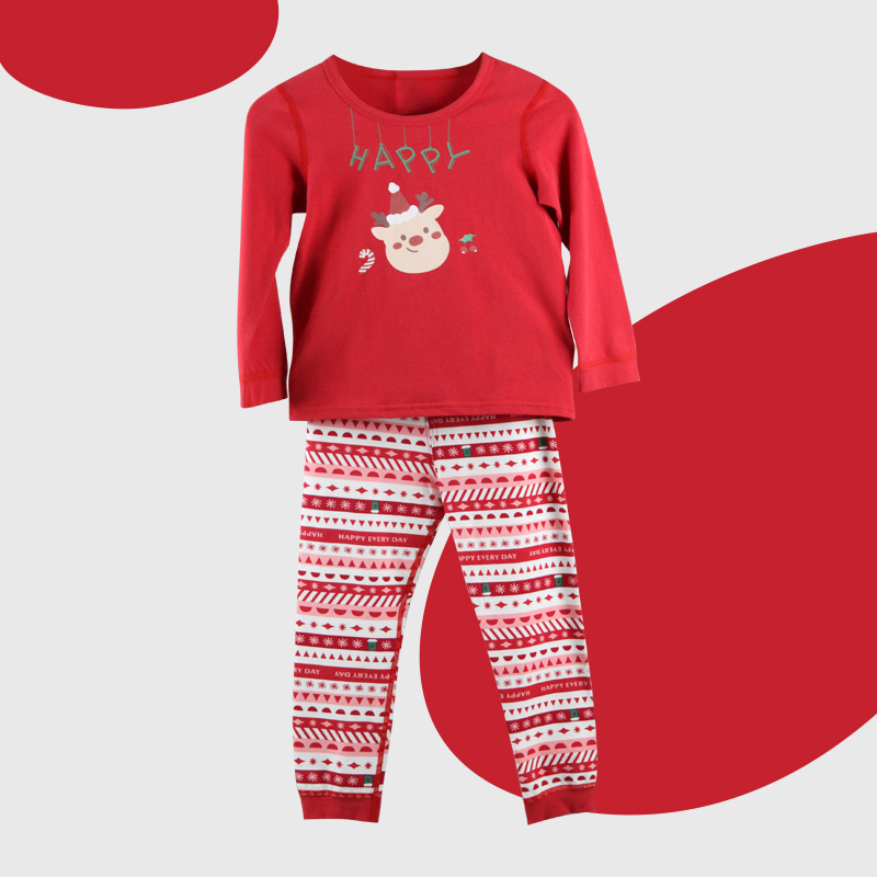 海小丫儿童 女孩莱卡100-150小鹿套装 A223133N