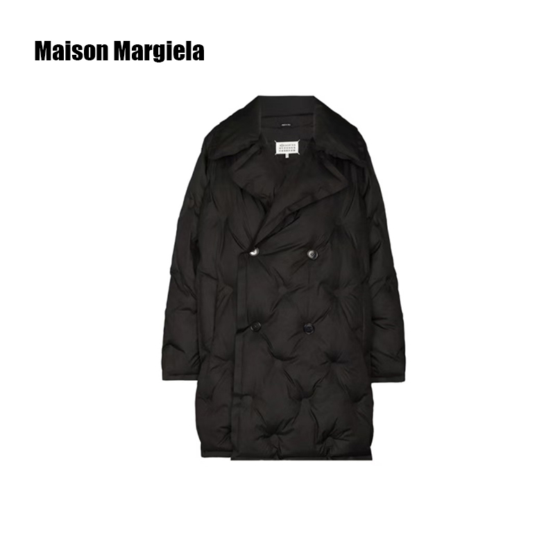 未使用 Maison Margiela/梅森马吉拉 衬垫大衣 女款 深蓝色