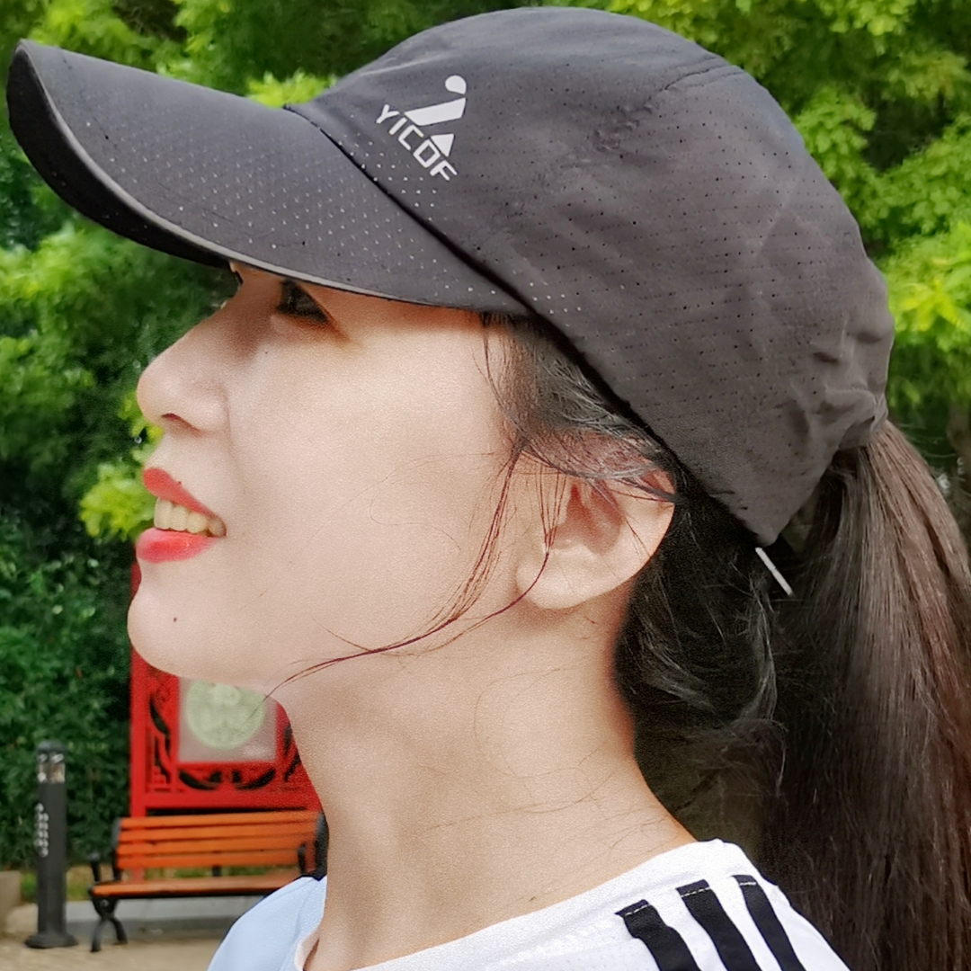 运动休闲户外速干网眼健身操帽子钓鱼时尚透气防紫外线
