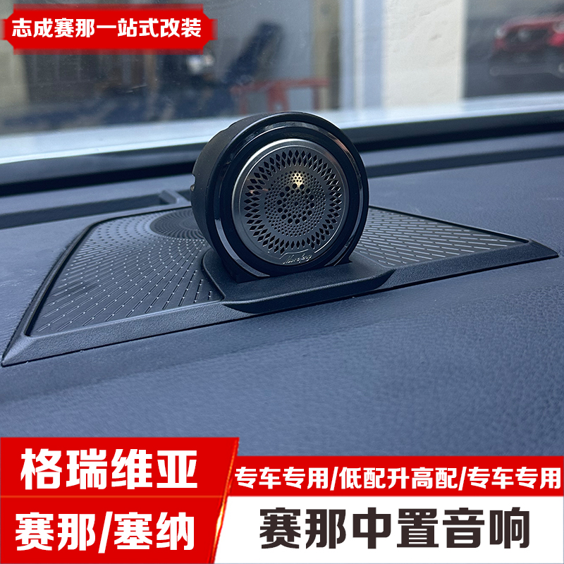 专用塞纳赛那格瑞维亚音响改装升级中置高音头喇叭低音炮功放dsp