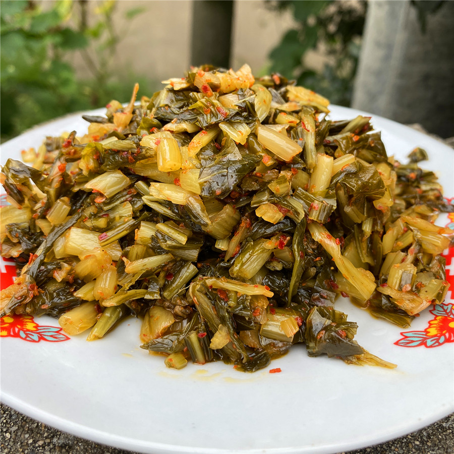 腌制高杆白菜咸菜508g/瓶家乡特产开胃下饭菜咸菜炖豆腐