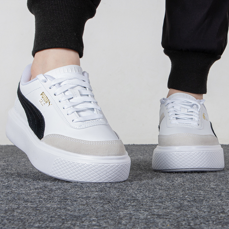 PUMA彪马女鞋春季新款时尚休闲厚底运动鞋低帮潮流板鞋 375057-01