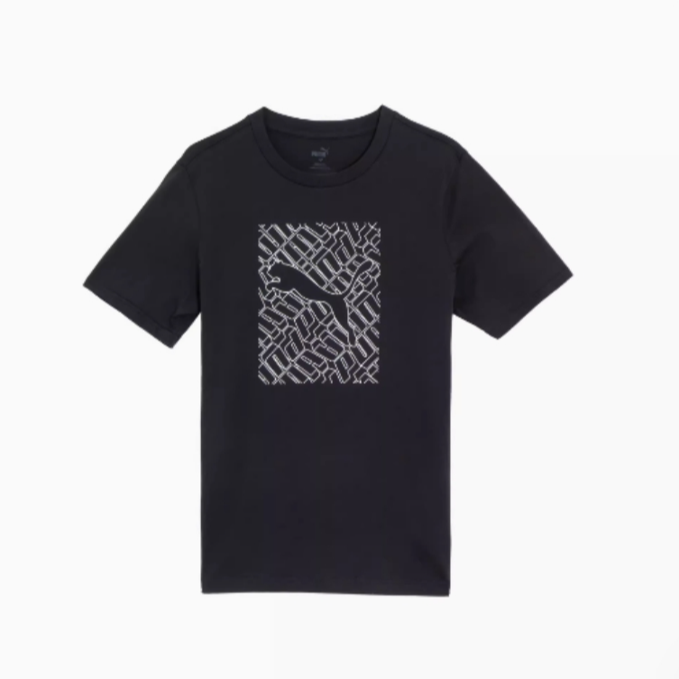 PUMA/彪马男女百搭户外时尚运动休闲圆领短袖683446-02 683446-01